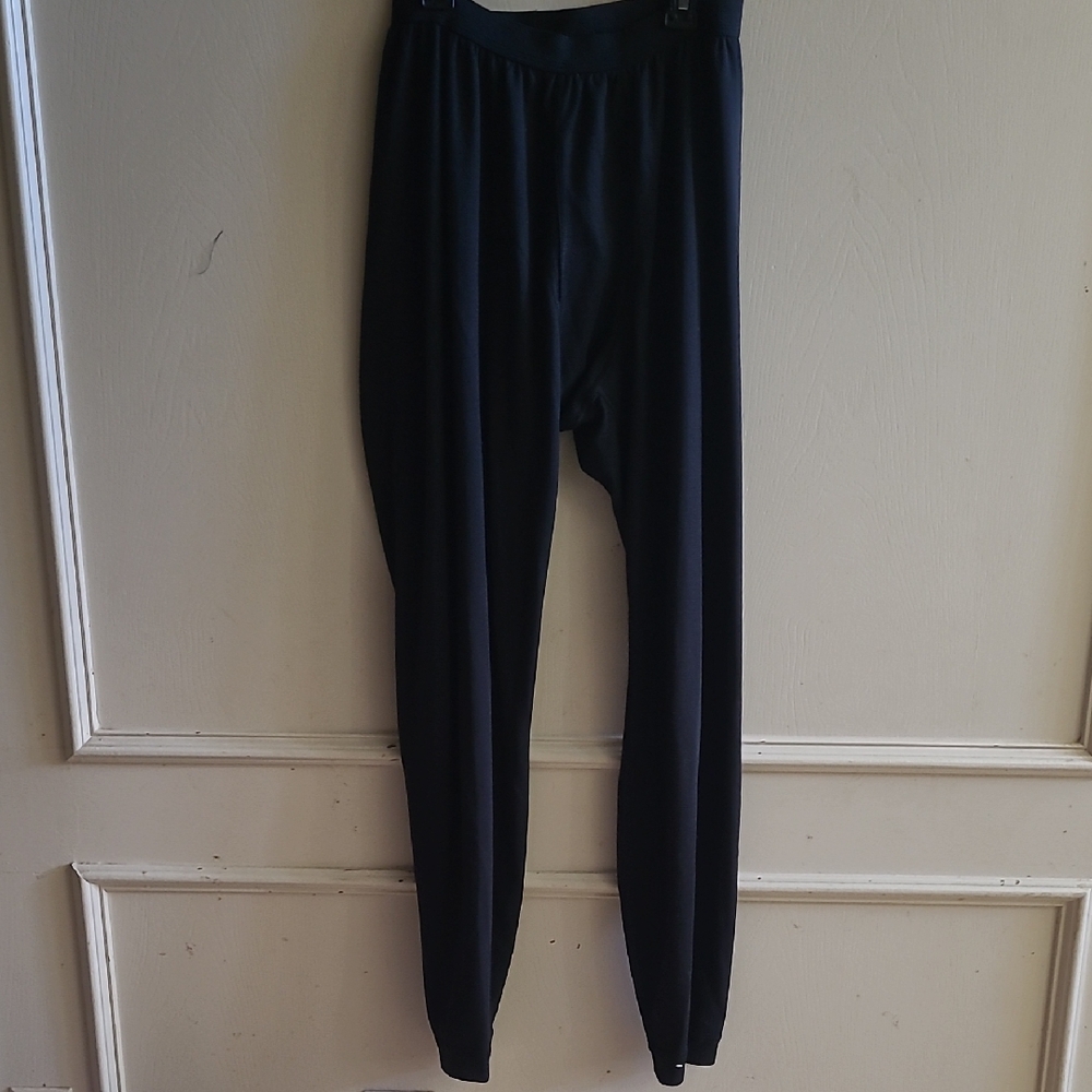 Patagonia Capilene Thermal Long-Underwear Bottoms BaseLayer Black Sz L